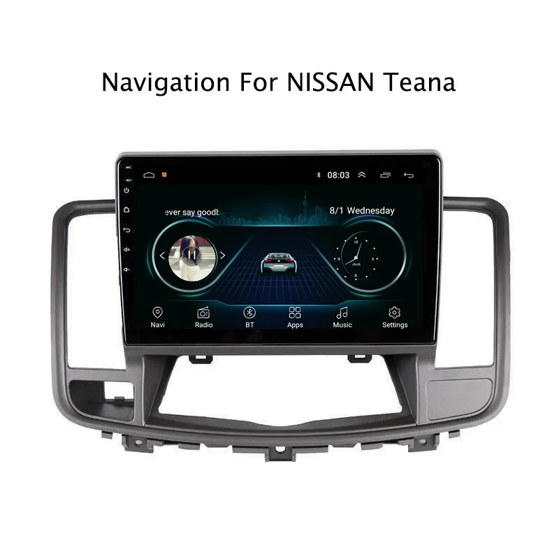 Ectwodvd Android 8 1 автомобильный DVD плеер gps навигации для Nissan Teana 2008 2009 2010 2011 2012 Авто