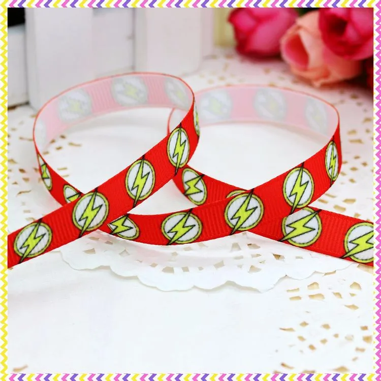 3/8 '' герой Бэтмен напечатанный grosgrain ленты hairbow головные уборы вечерние украшения «сделай сам» оптом OEM 9 мм S177