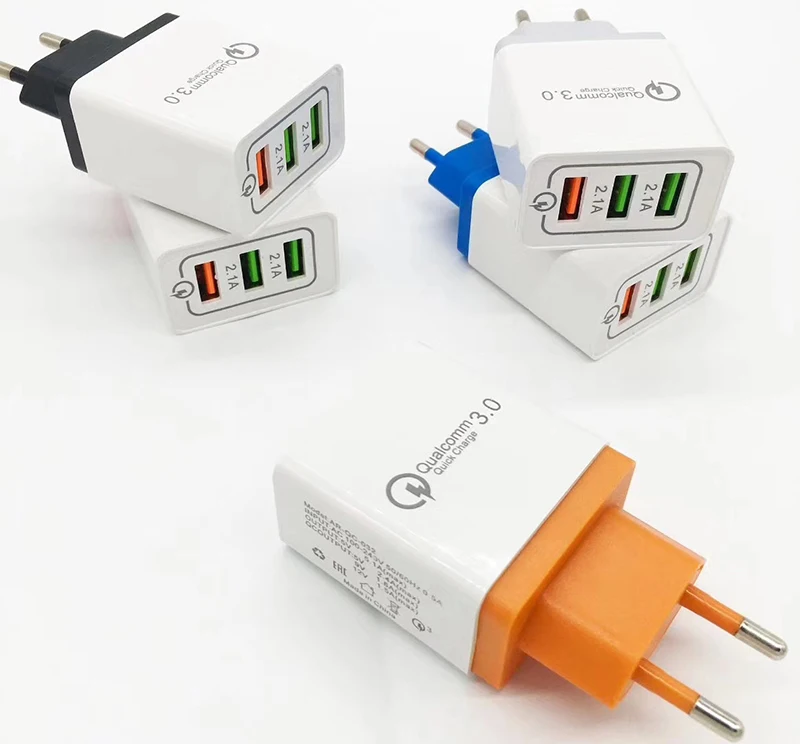 Быстрая зарядка 3 0 2 USB зарядное устройство 5.1A Max для iPhone Xiaomi samsing Huawei QC быстрой