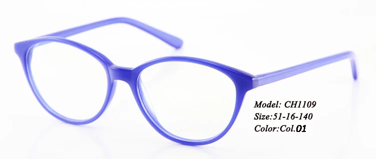 Eye wonder Factory Outlets Wholesale High Quality Women's Oval &amp Round acetate optical Frames Glasses with clear lens |