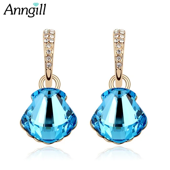 Annжаберные рождественские подарки австрийский хрусталь золотой цвет подвеска