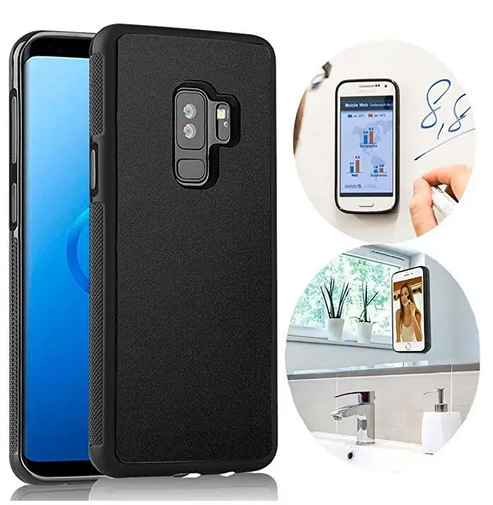 Антигравитационный магический наноприсоски адсорбции чехол для samsung Galaxy S9 S8 Plus S6