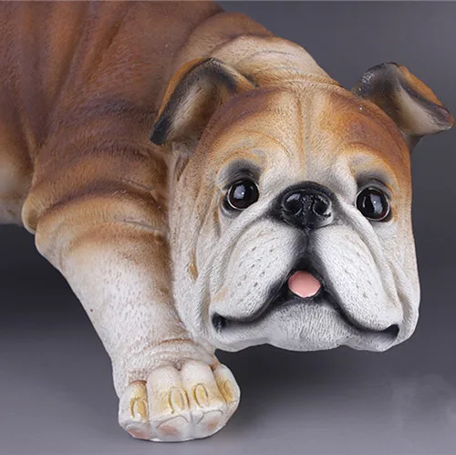 Новая творческая личность Очаровательная собака Английский бульдог забавная