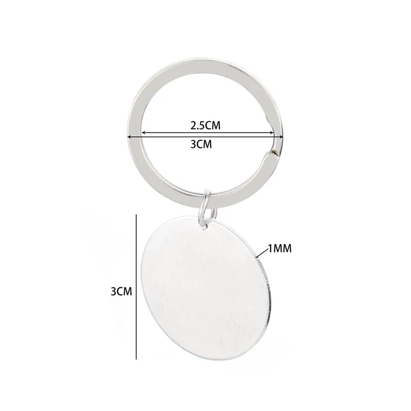 Брелок с 26 английскими буквами металлические брелки гравировкой модные