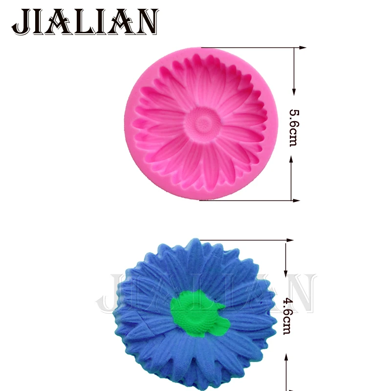3D Cake Decoration Silicone Molds Flowers Chrysanthemum Chocolate Sugarcraft sugar Candy Mold Fondant decorating tools T0835 | Дом и сад