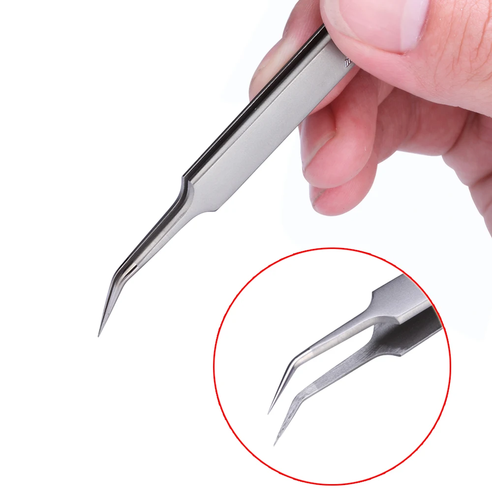 Пинцет из нержавеющей стали для точного ремонта телефона|stainless steel tweezers|steel