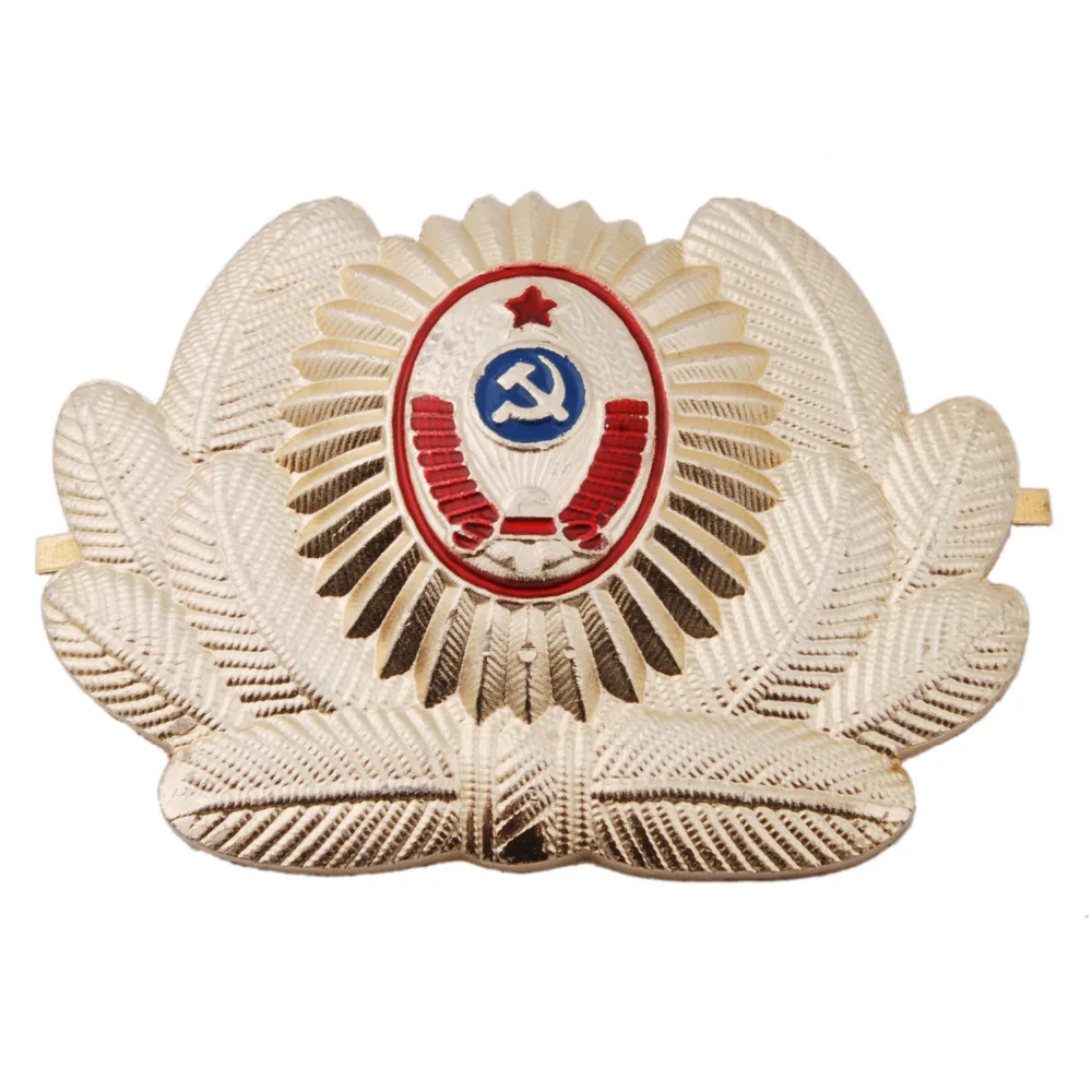 Российский советский офицер полиции СССР металлическая Кепка шляпа значок кокд