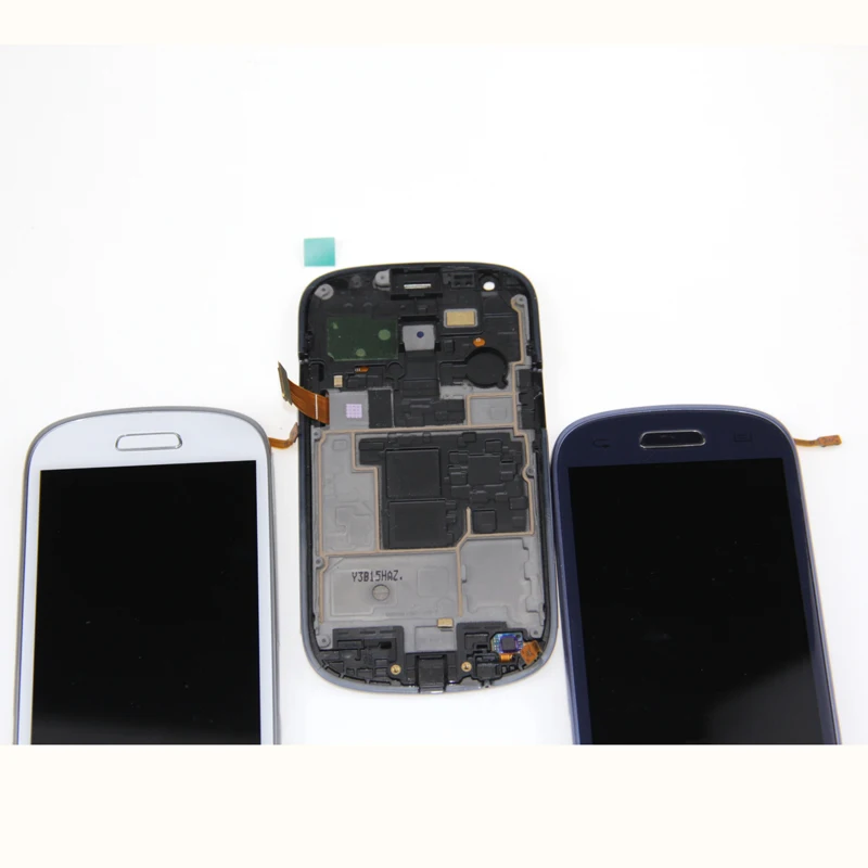 Для samsung Galaxy S3 Mini i8190 GT i8195 i8200 для ЖК дисплей + сенсорный экран дигитайзер с рамкой