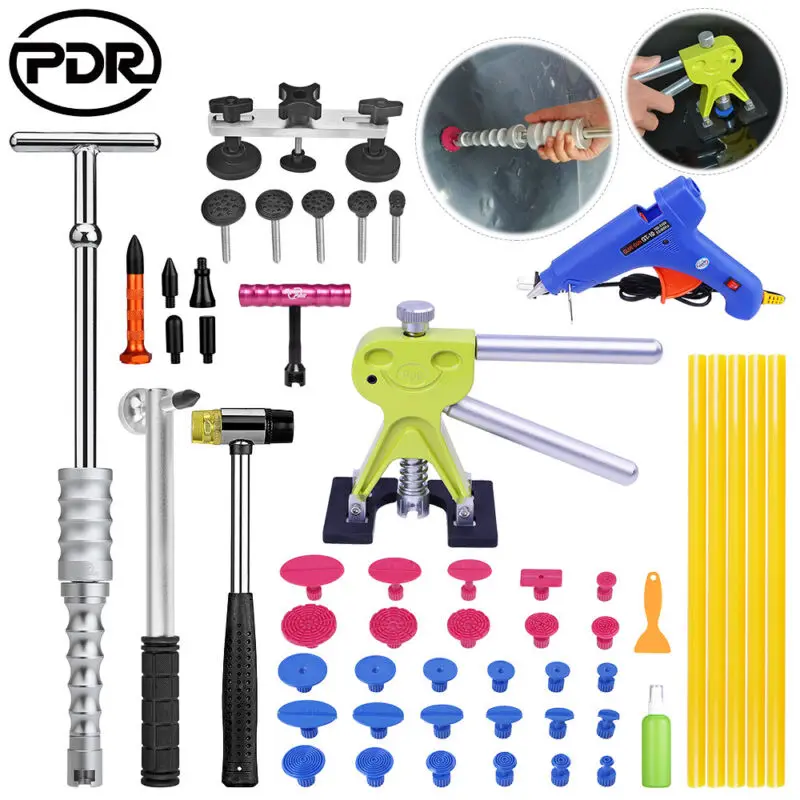 PDR Dent Lifter Slide Hammer клеевой пистолет аксессуар Металл & нейлон Knock down Set различная