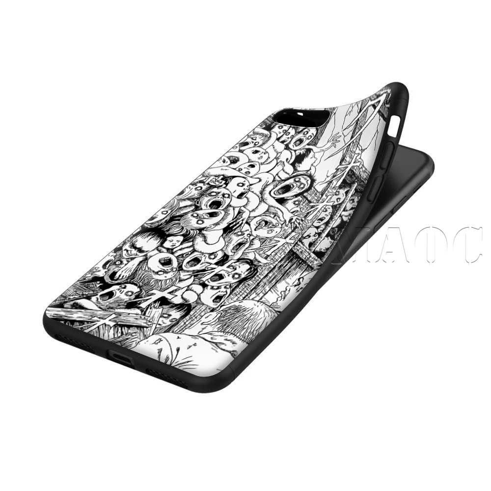 YIMAOC Junji Ito тройники ужасный чехол для Samsung Galaxy A7 A8 A9 A10 A20 A30 A40 A50 A70 M10 M20 M30 S10e J6 Plus |