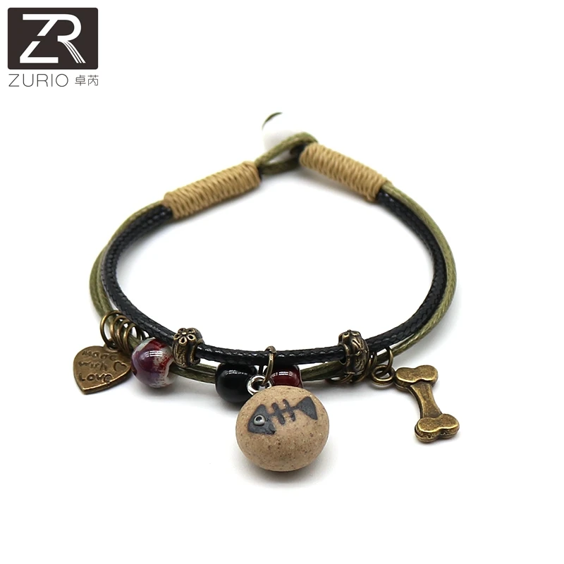 Браслеты с подвеской Lucky Red String керамические браслеты бусинами фруктами и