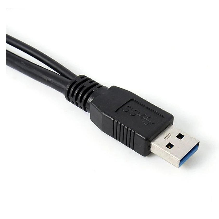 HFES A Double Micro USB B 3 0 y кабель для перемещения жесткого диска черный|cable micro usb double|cable
