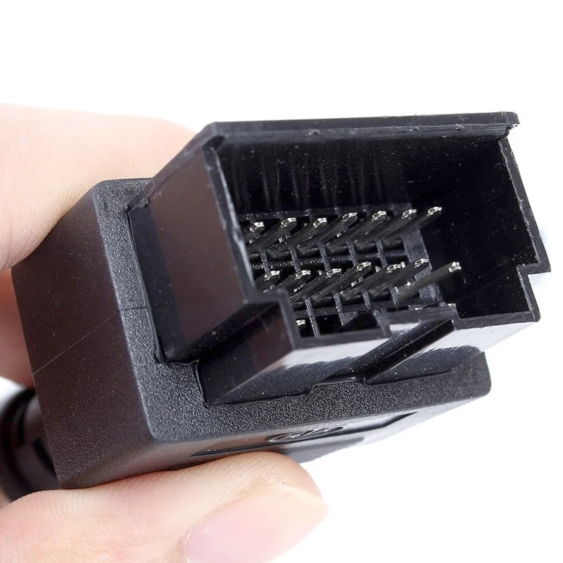 OBD шнур для Kia 20 Pin до 16 Pin OBD1 до OBD2 OBDll Соединительный кабель для Kia 20pin автомобильный диагностический инструмент кабель