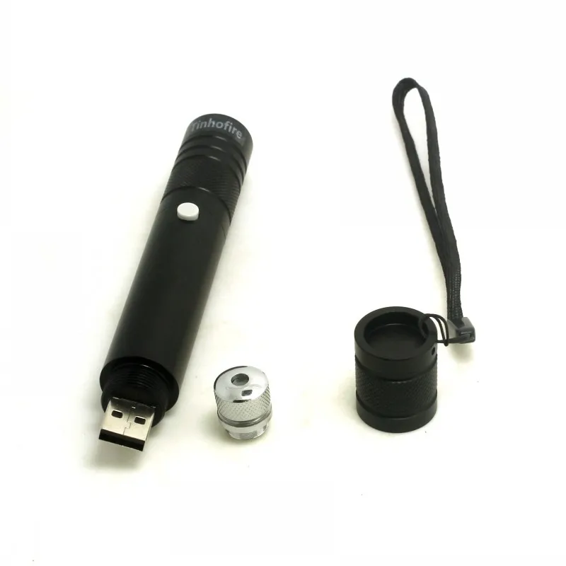 Tinhofire 5mW Green Laser Pointer With Star Pattern Filter Flashlight USB Built-in Battery | Лампы и освещение