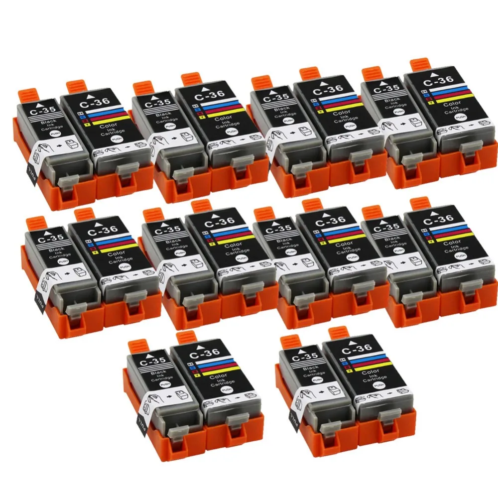 20 PK картридж PGI35 CLI35 для Canon PIXMA IP100B/IP100/IP100 с батареей/mini260/320