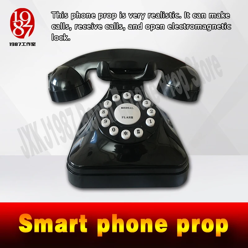 Escape room prop ужасный смартфон, игровой реквизит для побега, умный телефонный звонок, наберите правильный пароль для разблокировки с помощью звуковых подсказок