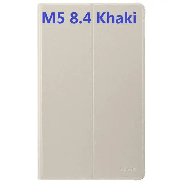 HUAWEI M5 чехол Официальный Smart View HUAWEI Mediapad M5 Чехол-книжка с откидной подставкой Кожаный M5 чехол для планшета 8,4 - Цвет: khaki