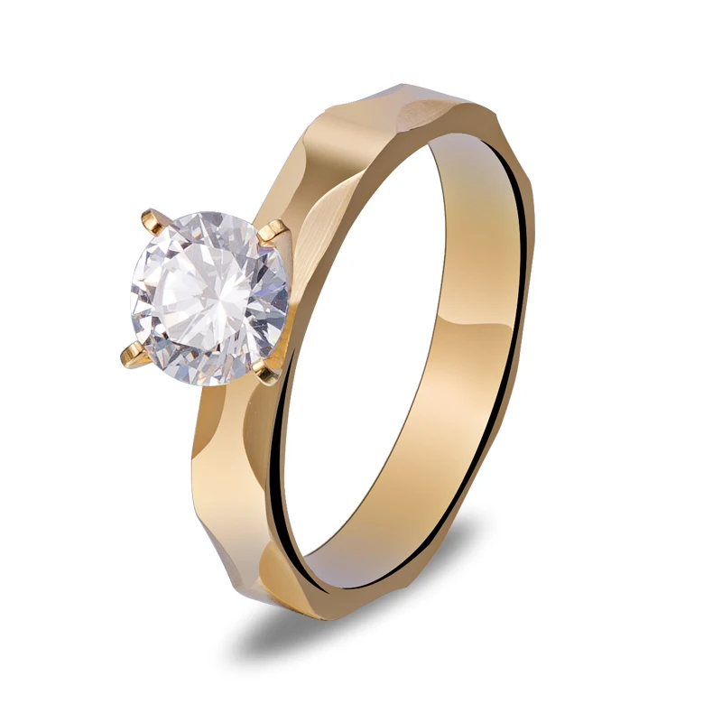 Парные кольца в античном стиле бриллианты из нержавеющей стали 316L JH1519|one ring|jewelry