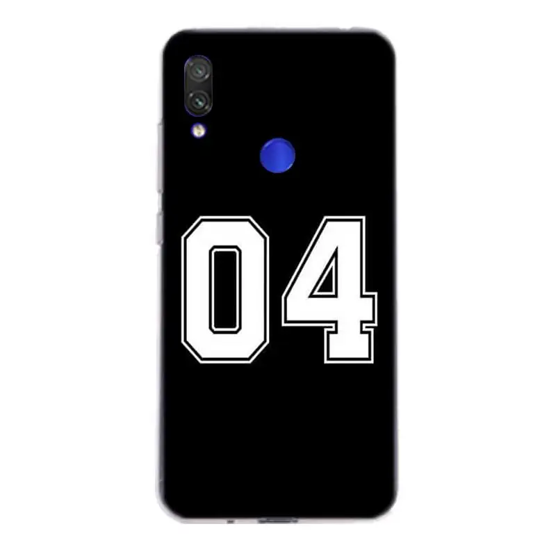 Мягкий резиновый чехол бампер Lucky number для Xiaomi Redmi K20 8 7 6A 6 5 Plus 5A 4 4A 4X S2 Note Pro| |