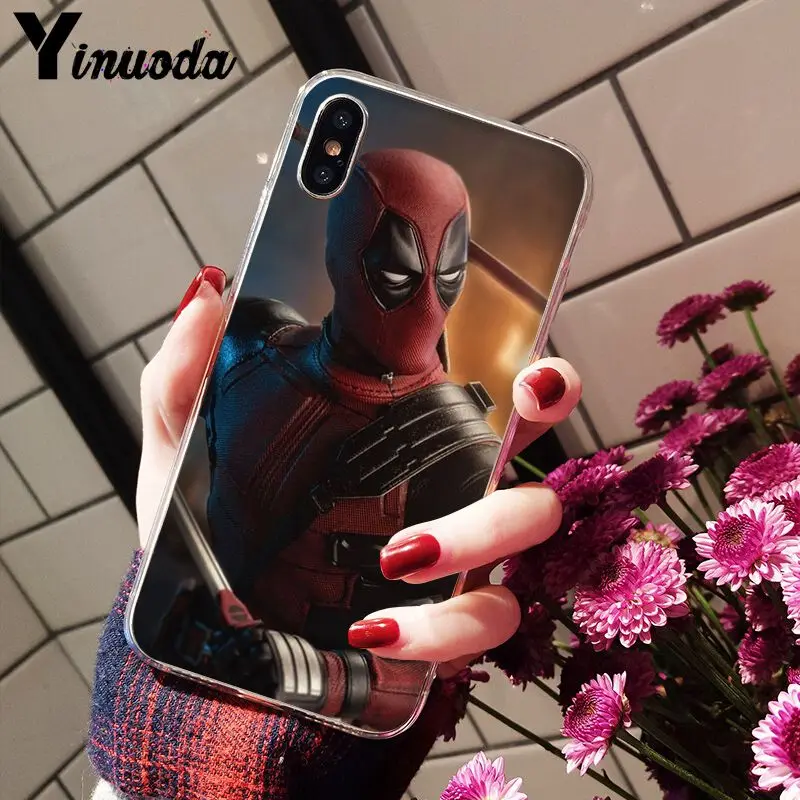 11pro MAX Deadpool2 2018 новый роскошный модный Чехол для мобильного телефона Apple iPhone 8 7 6 6S