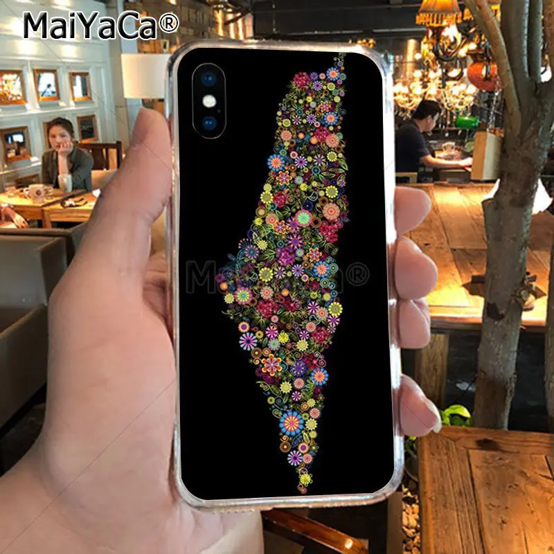 MaiYaCa Palestine Broadsword бесплатный дизайн Топ детальный популярный чехол для iPhone X XS MAX 5 6SPLUS 7 8plus чехол Coque funda - Цвет: 8