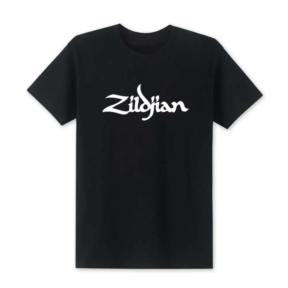 Модные летние новые Zildjian мужские футболки с принтом, мужские хлопковые футболки с коротким рукавом, топы, футболки высокого качества, размер XS-XXL