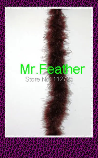 10 шт коричневый цвет индейка перья марабу Boas бахрома для свадебных украшений 2