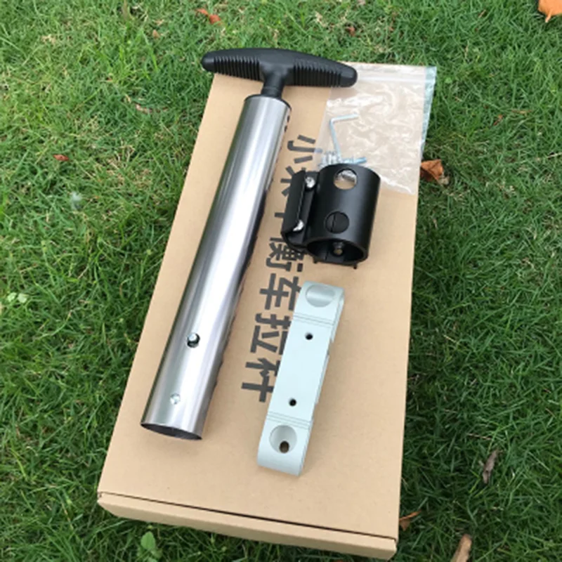 dragging pole silver Тянущийся полюс и упаковочная подставка для Ninebot, одного ХОВЕРБОРДА C, C+, E, E+ solowheel Электрический балансировочный скутер - Цвет: dragging pole silver