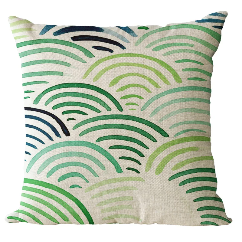 Чехол для диванной подушки с принтом тропических растений|cushion cover|decorative cushion