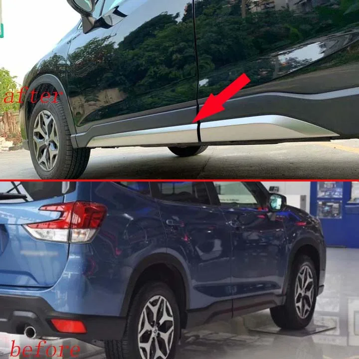 Декоративные аксессуары для Subaru Forester SK 2018 2019 боковые дверные линии декоративная