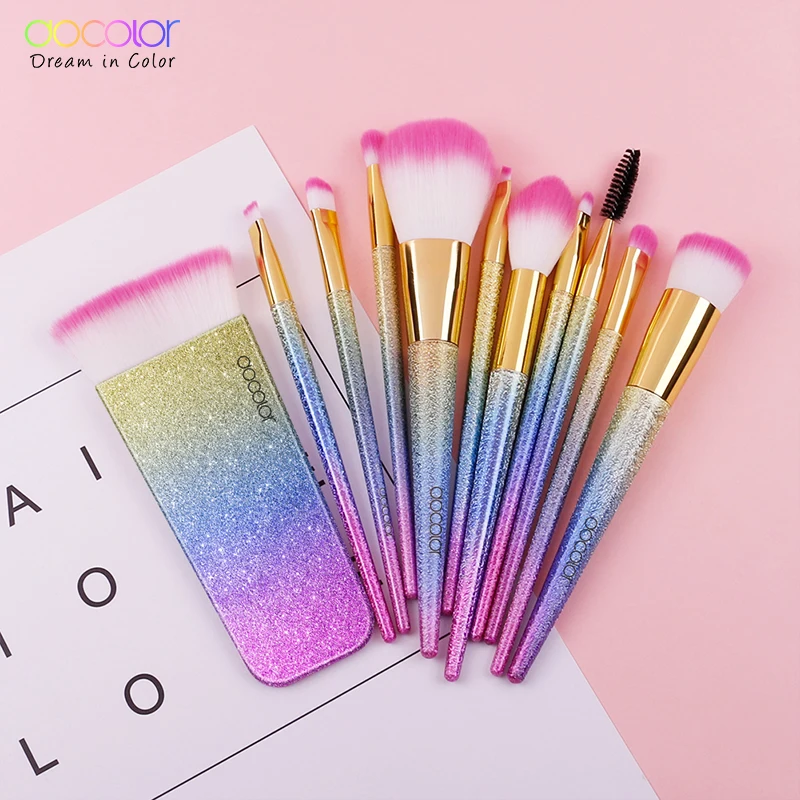 Набор кистей для макияжа Docolor 11 шт. набор профессиональных верх из синтетического