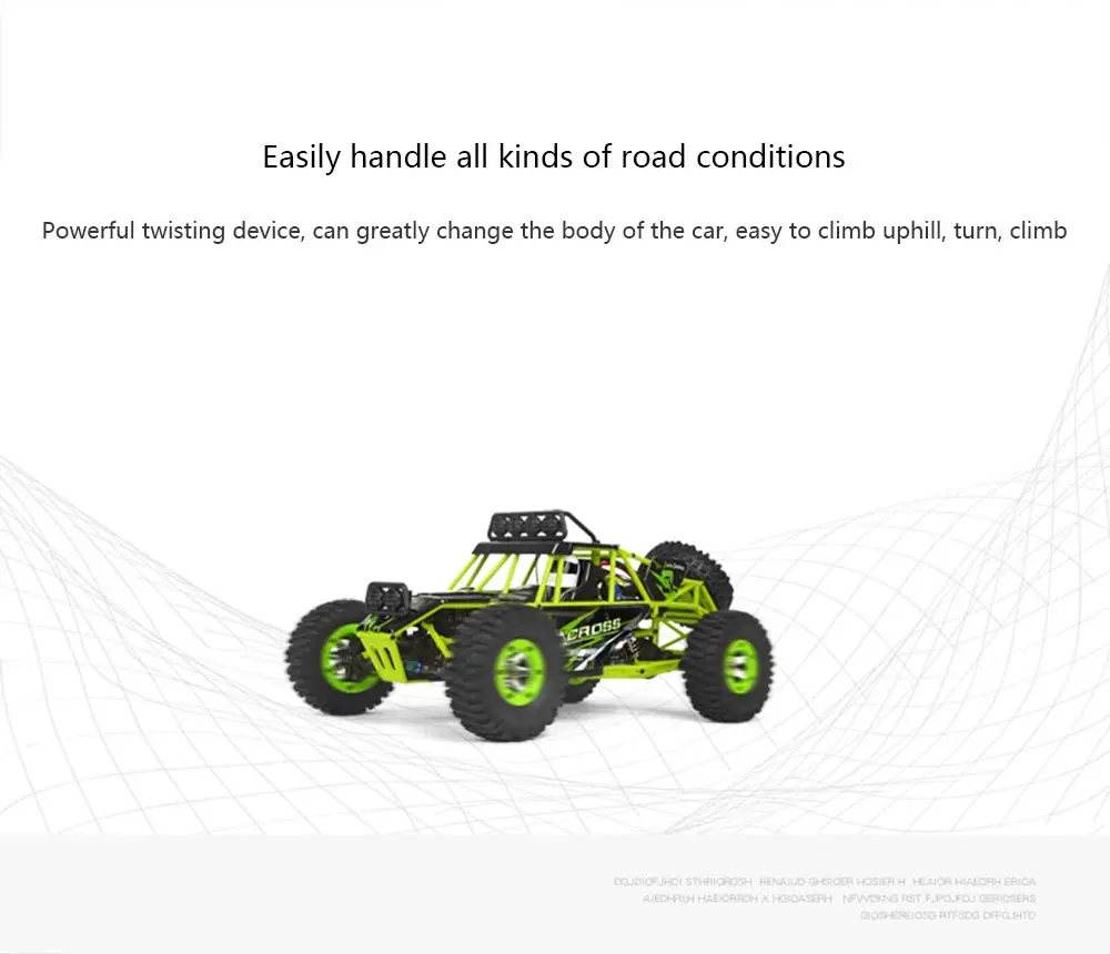 Оригинальные игрушки Wltoys 12428 RC скалолазание игрушки 1/12 Масштаб 2,4 г 4WD автомобиль с дистанционным управлением 50 км/ч высокая скорость RC автомобиль внедорожник подарок