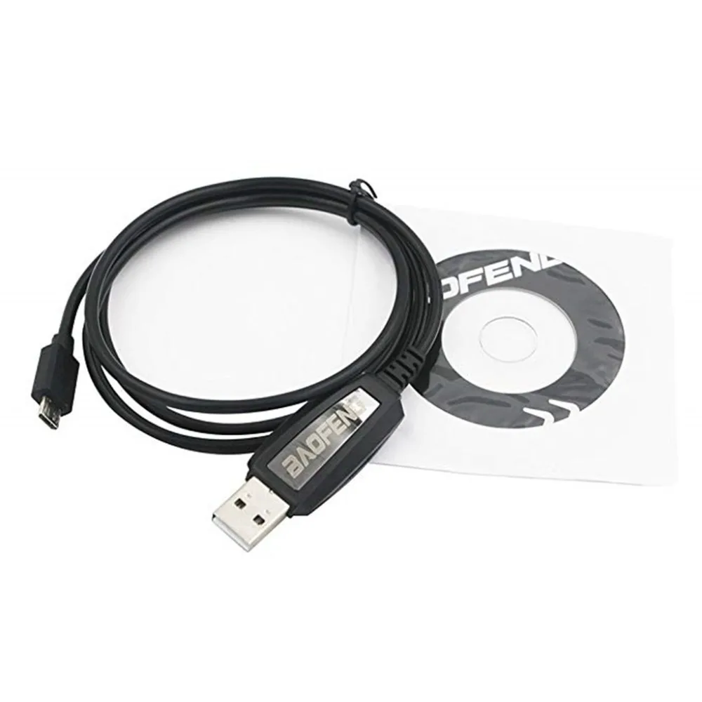 Аксессуары для мобильных телефонов BAOFENG 2 шт. Кабель программирования USB +
