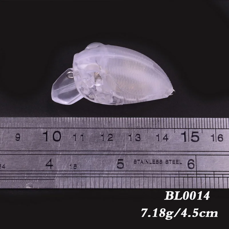 5 шт. 7 18 г 4 см Topwater пустой корпус Minnow приманки для ловли рыбы искусственные