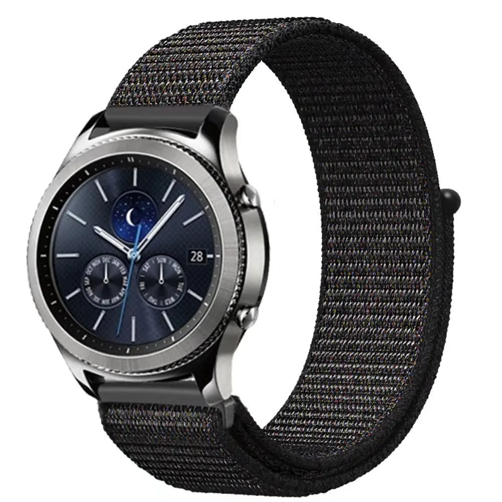 Новинка 2018 спортивный нейлоновый ремешок для часов подходит Samsung S3/S2 Classic Frontier