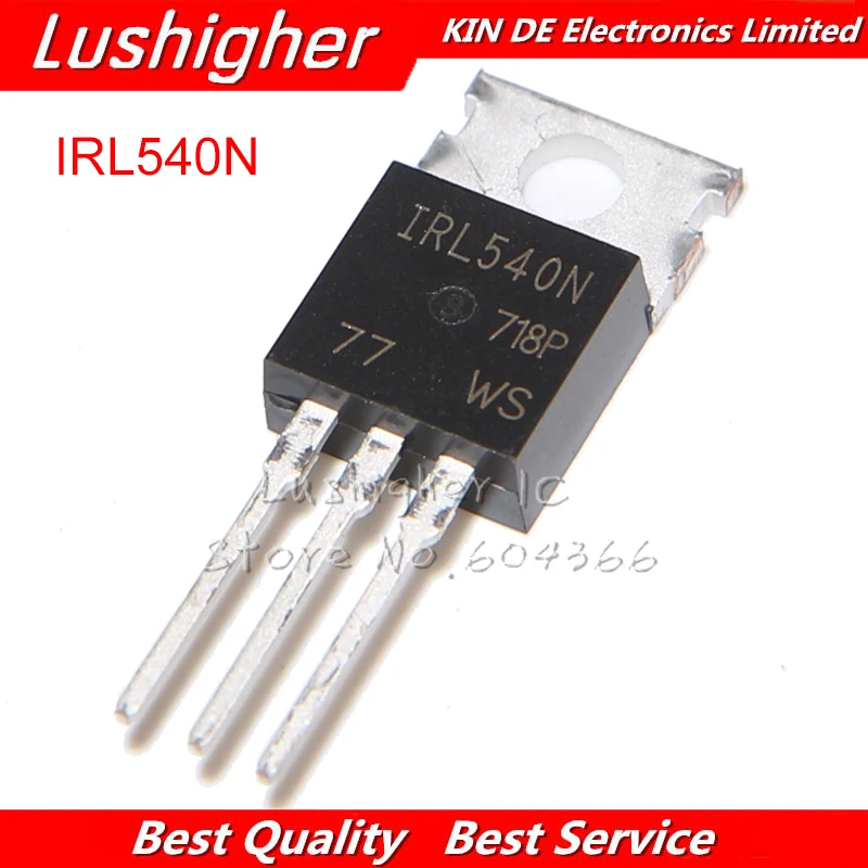 10 шт. IRL540N TO-220 TO220 MOSFET новый оригинальный | Электронные компоненты и