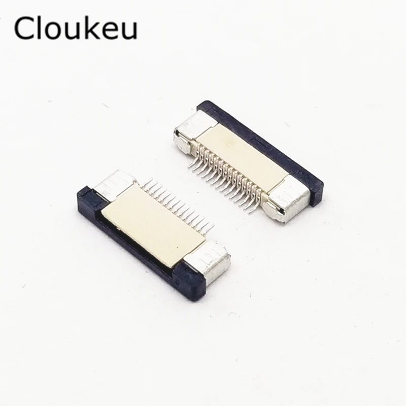 

10Pcs FPC FFC Connector cable socket 0.5MM 14Pin Drawer type Bottom Contact