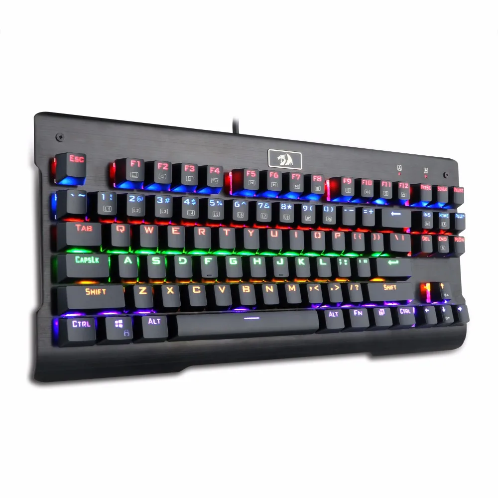 Механическая клавиатура Redragon K561 TKL 87 Keys 7 цветов светодиодный с подсветкой