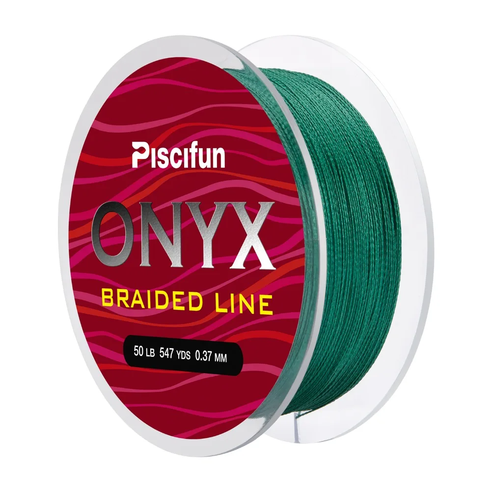 Piscifun Onyx 500 м плетеная леска супер сильная 6-50LB 4 нити 65-150LB 8 нитей устойчивая к истиранию Multifilament PE Line