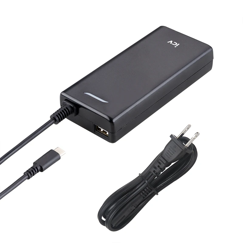 ICV 5-20V 90W Type-C USB-C USB C Laptop Adapter Notebook Charger for Macbook Google ChromeBook Pixel Blade Stealth Xiao mi Nexus |