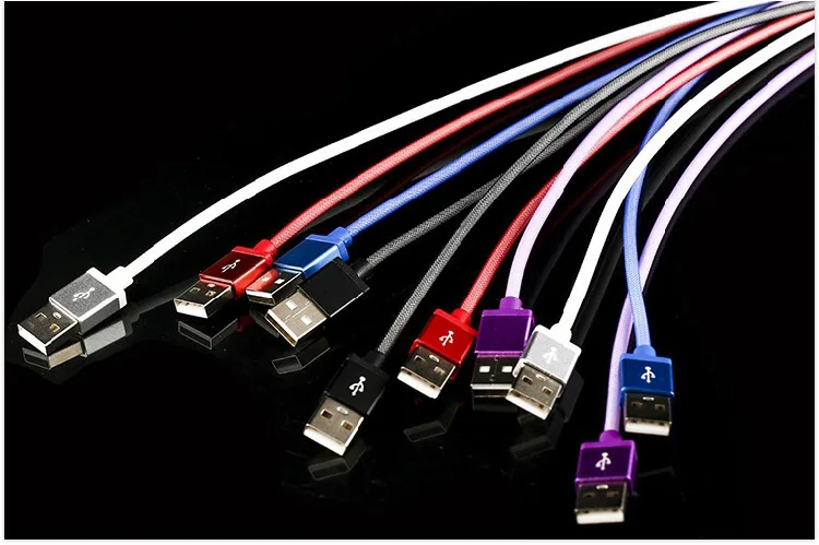 100 шт./лот Быстрый кабель Micro USB 1 м зарядное устройство для синхронизации данных