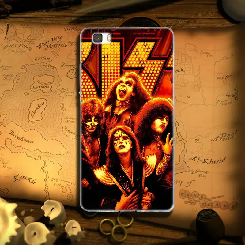 Рок-группы &quotKiss&quot рамочный чехол для телефона из мягкого силикона ТПУ с