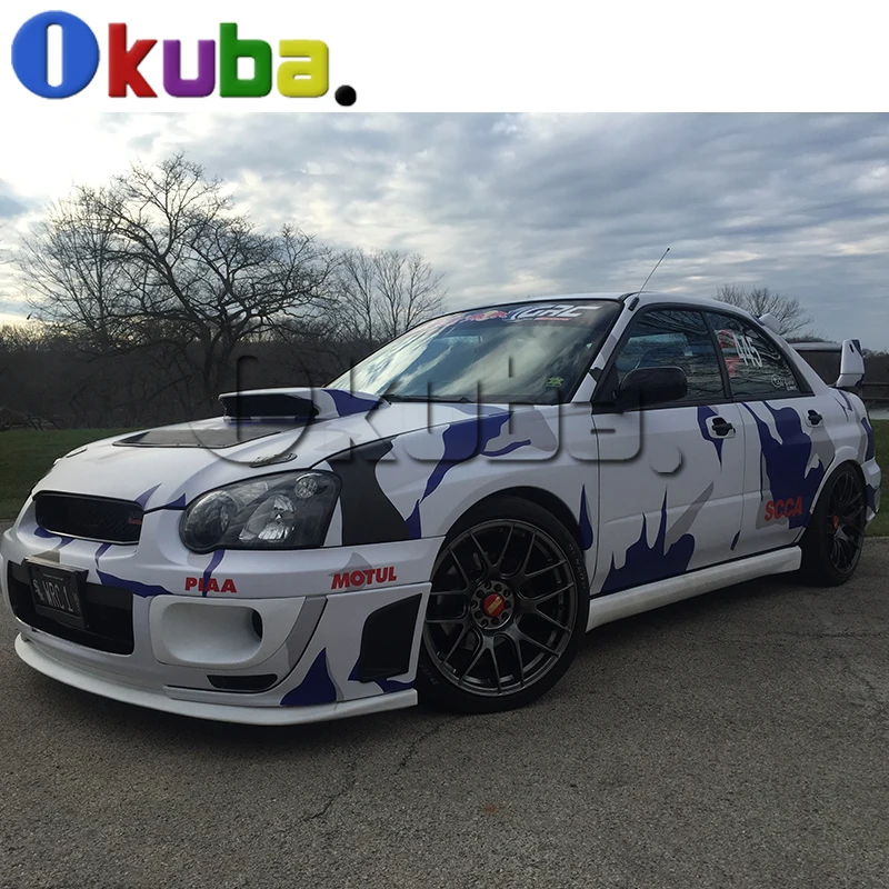 Синяя Джамбо камуфляжная пленка для автомобиля виниловая грузовиков пинг