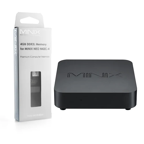 MINIX NEO N42C-4 ТВ коробка официальный Windows 10 Pro 64-bit Мини ПК 4G/32G Gigabit WI-FI USB3.0 Pentium N4205 Смарт ТВ коробка - Цвет: N42C-4 and DDR3L-4GB