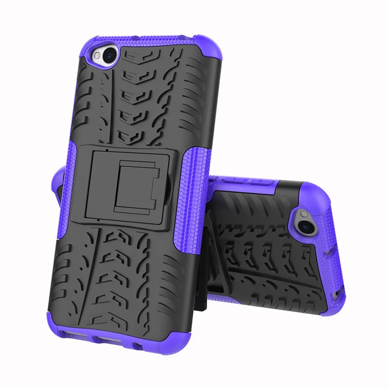 Purple Для Xiaomi Redmi Go чехол, жесткий держатель для телефона, противоударный защитный чехол для Xiaomi Redmi Go чехол - Цвет: Purple