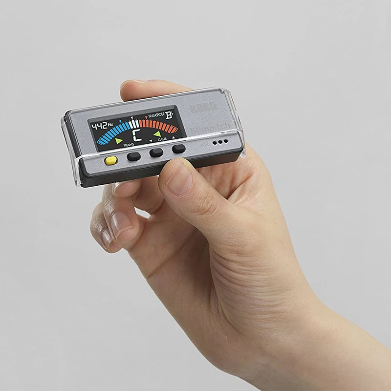 Korg Slimpitch SLM-1CM хроматический тюнер с контактом, микрофон, 12-примечание равный темперамент