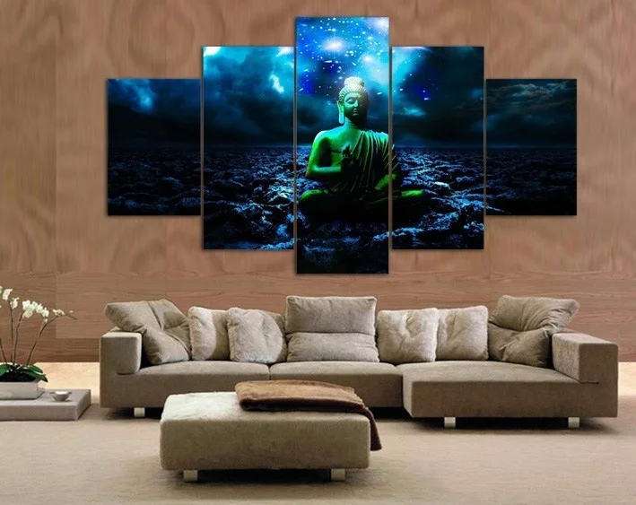 

Пять фотографий для инь на холсте Печать домашнее украшение настенная живопись искусство