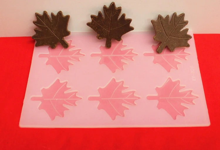 Силиконовая форма для выпечки листьев и сахара|silicone mold|molde chocolatesilicone mold chocolate |