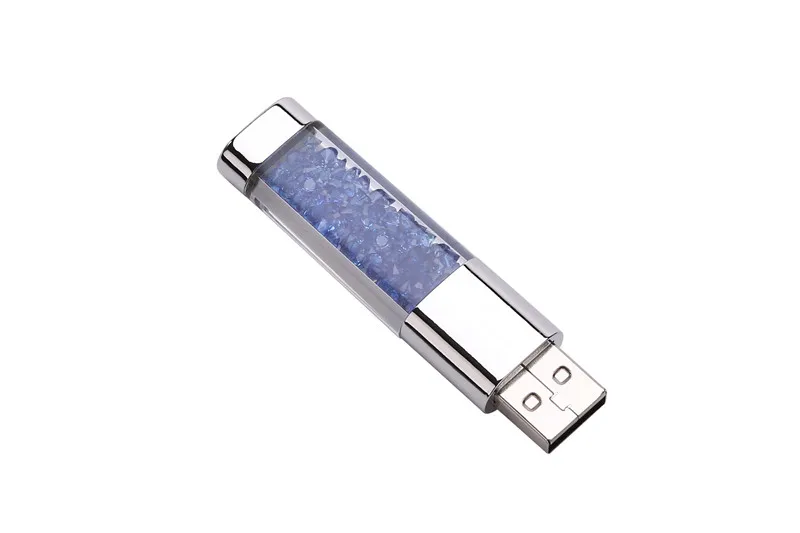 JASTER USB 2,0 модный Кристальный подарок USB флеш-накопитель прозрачный флеш-накопитель 4 ГБ 16 ГБ 32 ГБ 64 Гб карта памяти usb U диск логотип клиента