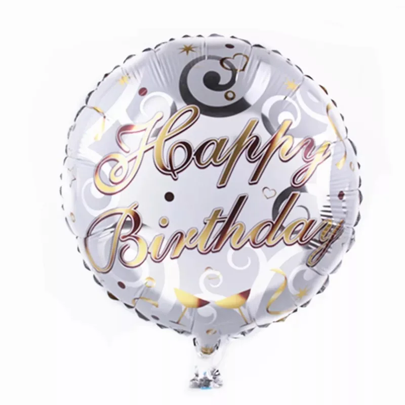 Koop Gelukkige Verjaardag Party Decor 18-Inch Ronde Muziek Patroon Ballonnen Bar Xmas Gift Feestelijke & Feestartikelen Kid Gift Speelgoed
